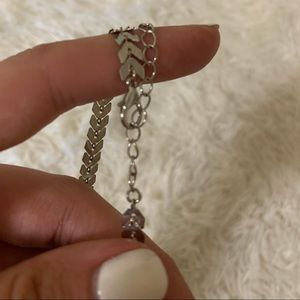 silver bracelet